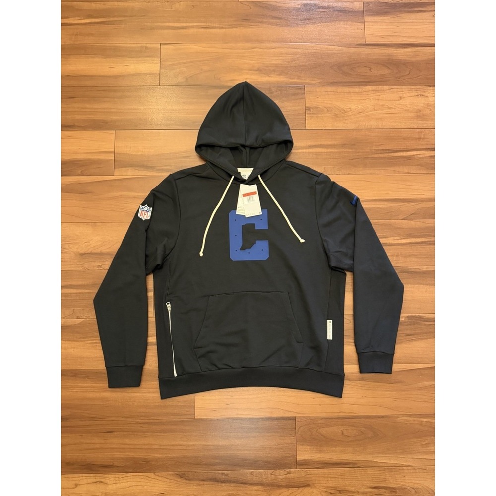 Indianapolis Colts Nike Alt Sideline Standard Issue Hoodie Sweatshirt Mens Large